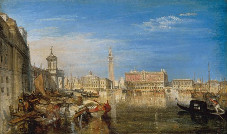 Joseph Mallord William Turner Bridge of Sighs,Ducal Palace and Custom-house (mk31) china oil painting image